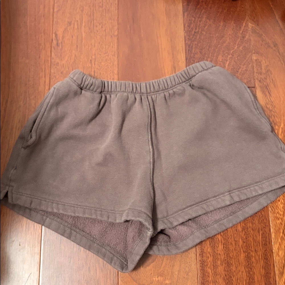 wild fable Women's Fleece Athletic Shorts - Brown